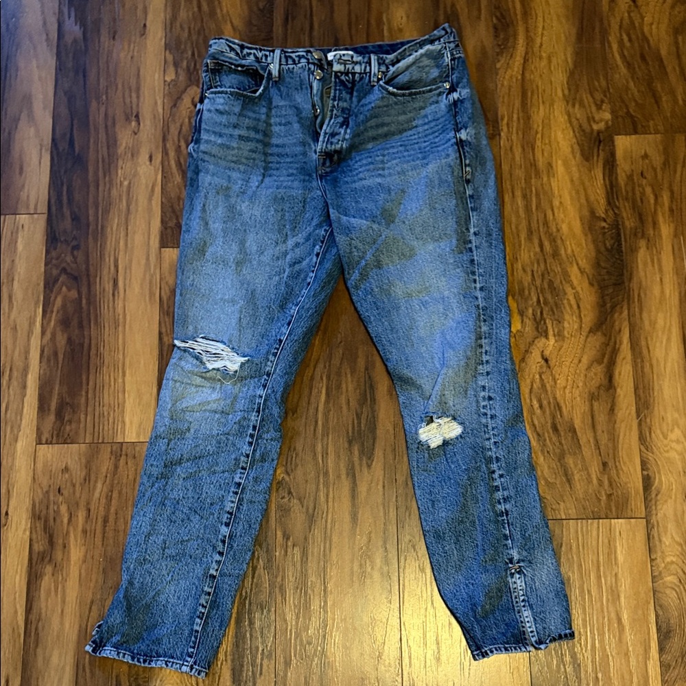 Good American Blue Distressed women’s Jeans